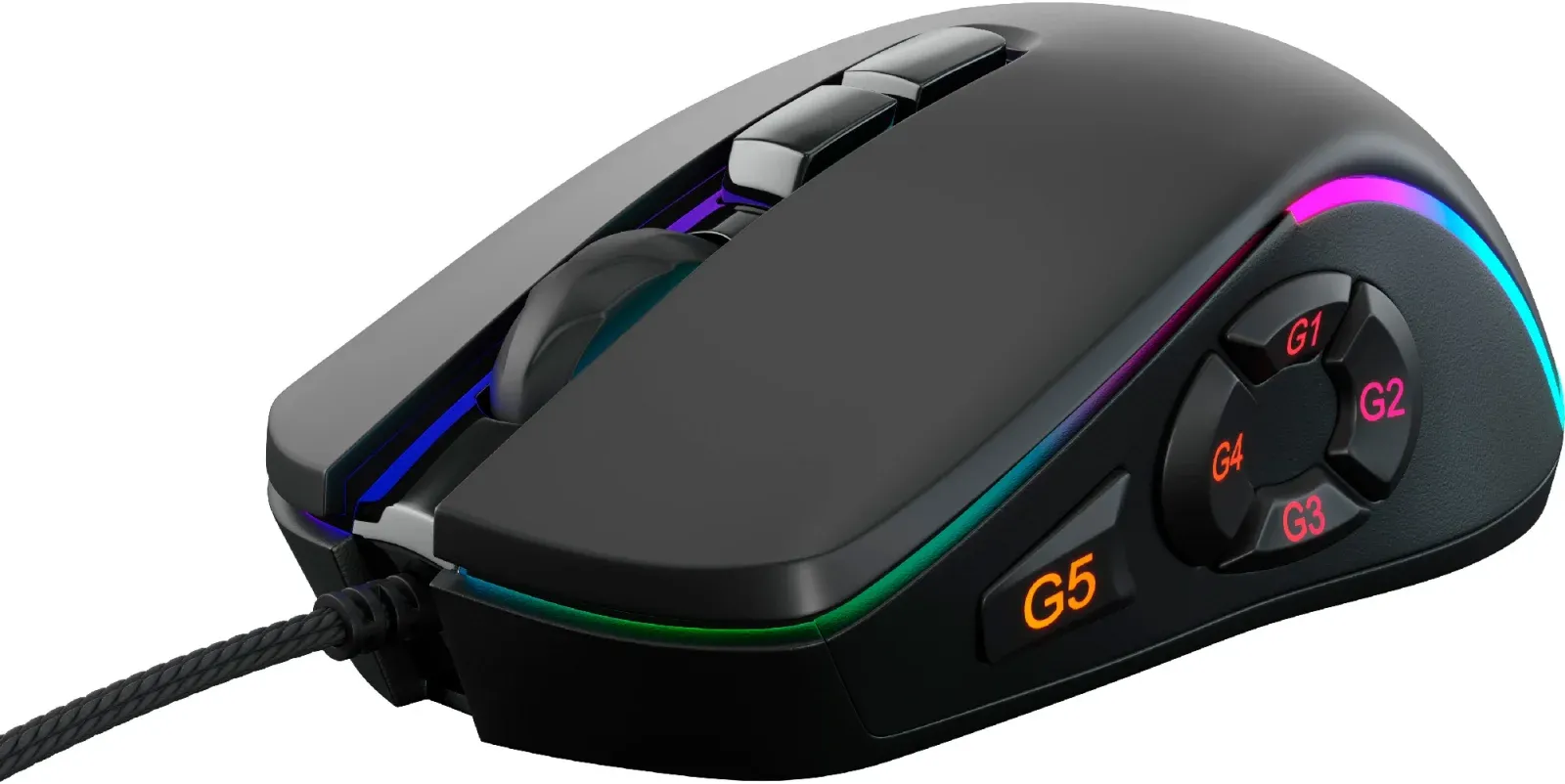 Мышь GMNG XM003 черный оптическая 32000dpi USB для ноутбука 10but - фото 3