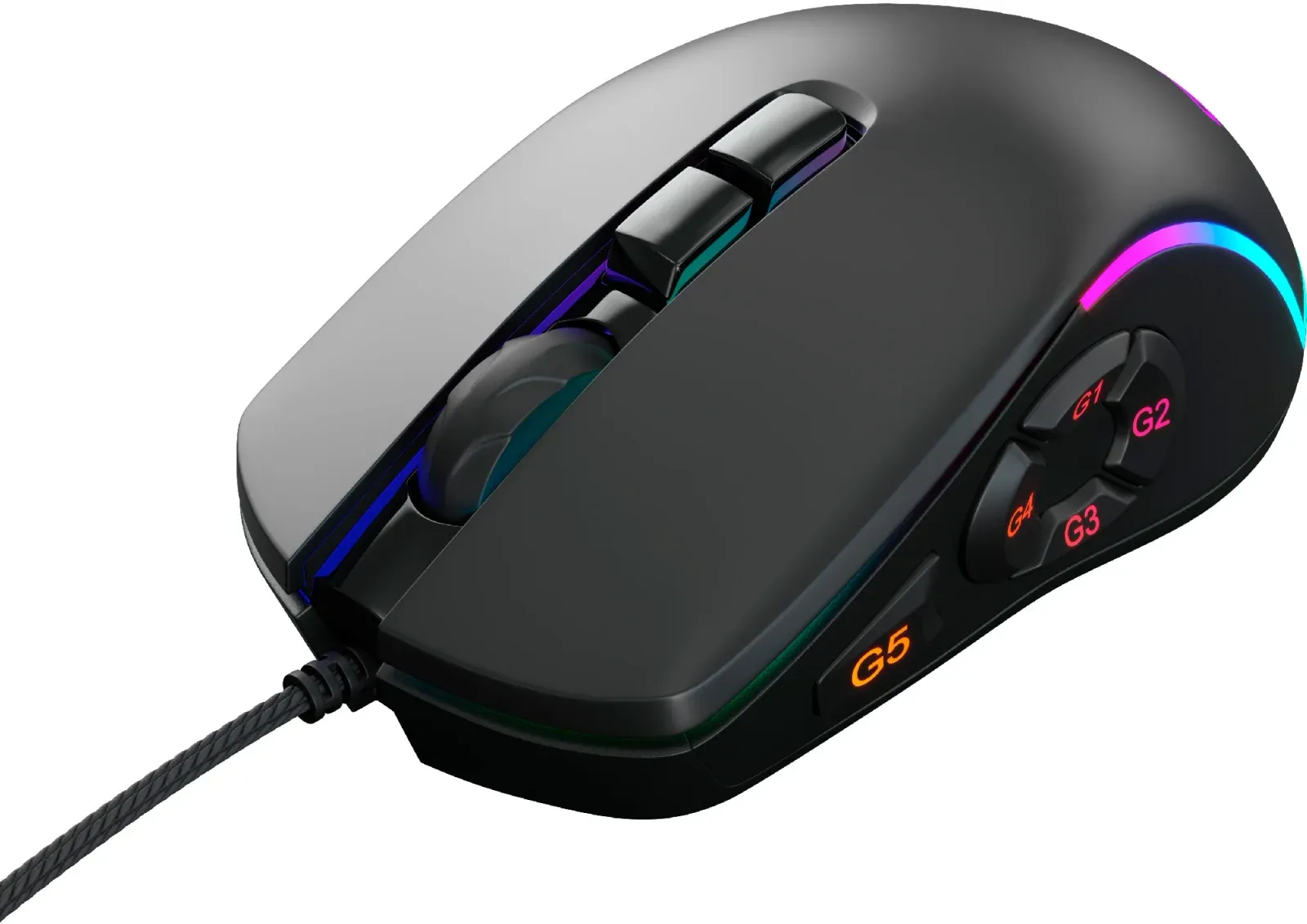 Мышь GMNG XM003 черный оптическая 32000dpi USB для ноутбука 10but - фото 4