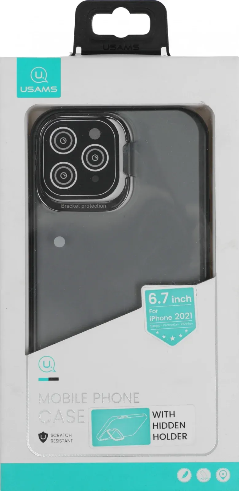 Чехол клип-кейс для Apple iPhone 13 Pro Max Usams US-BH783 черный УТ000028090 - фото 8