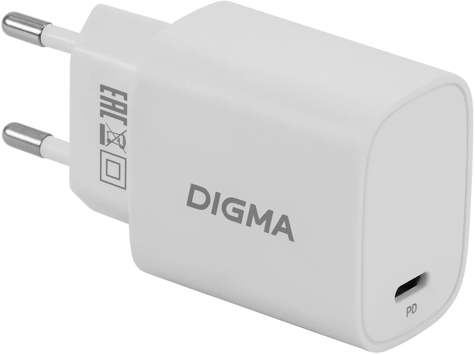 Сетевое зар./устр. Digma DGW3C 30W 3A PD USB-C универсальное белый DGW3C0F010WH - фото 4