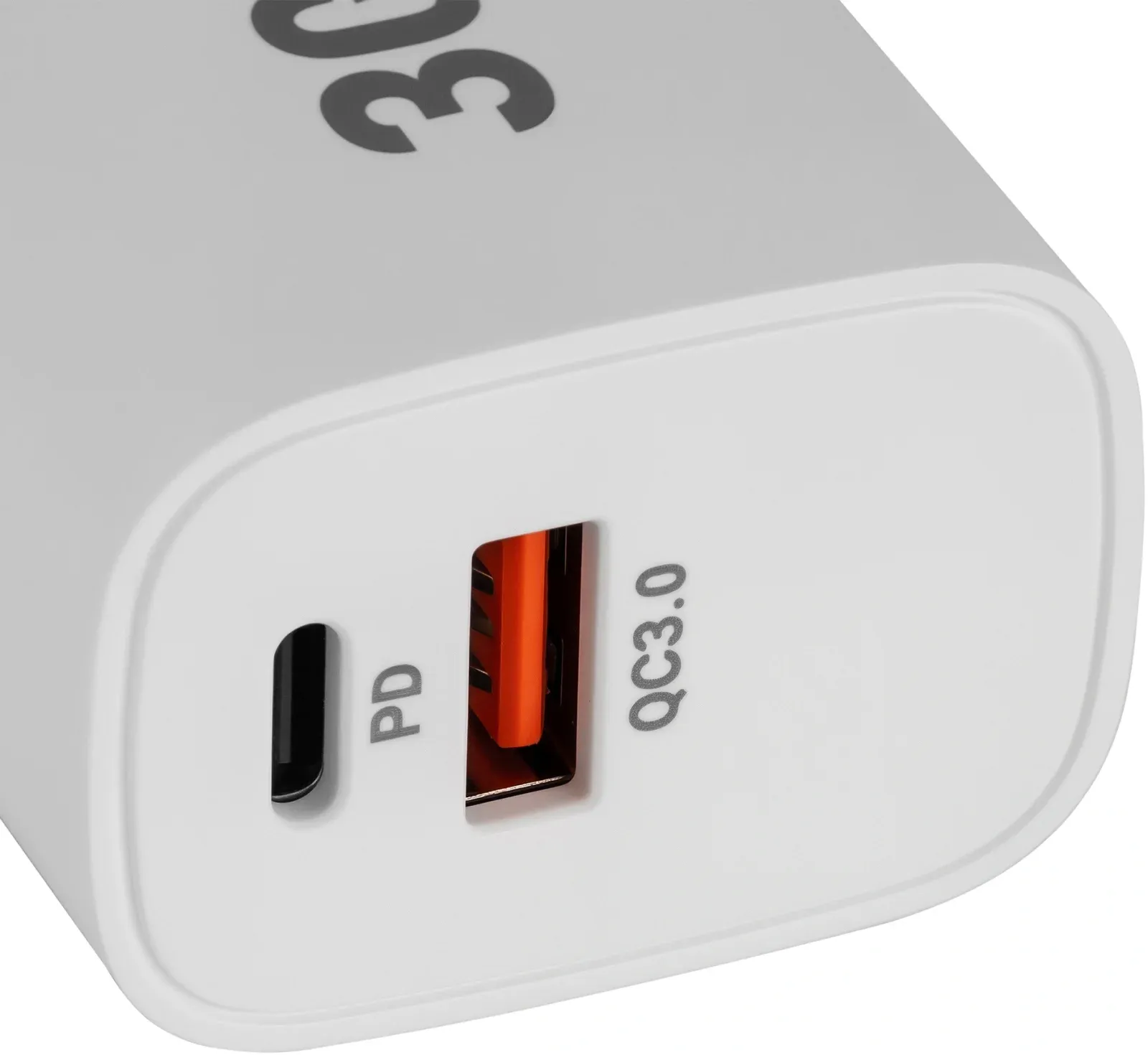 Сетевое зар./устр. Digma DGW3D 30W 3A PD+QC USB-C/USB-A универсальное белый DGW3D0F110WH - фото 6