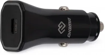 Автомобильное зар./устр. Digma DGC2B 20W 3A PD USB-C универсальное черный DGC2B0F010BK - фото 7
