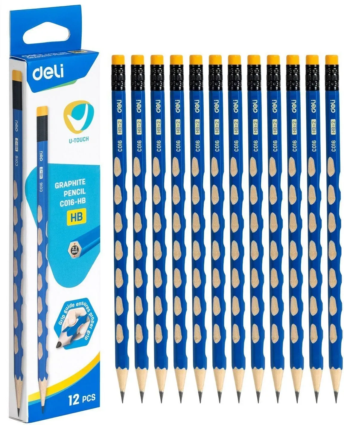 Карандаши DELI EC016-HB - фото 1