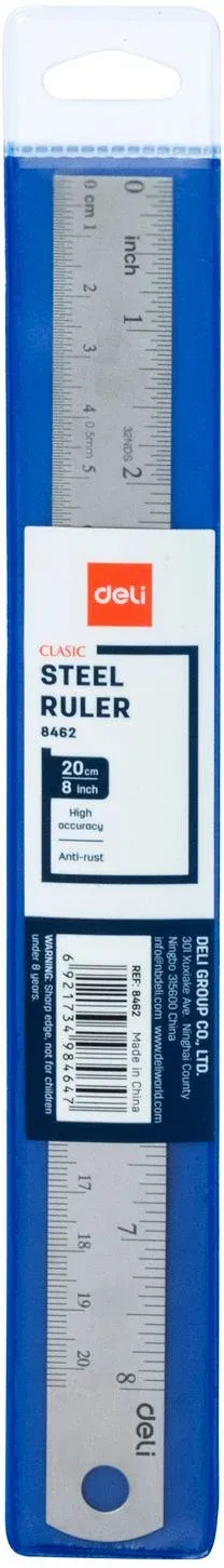 Линейки DELI E8462 серебристый - фото 2