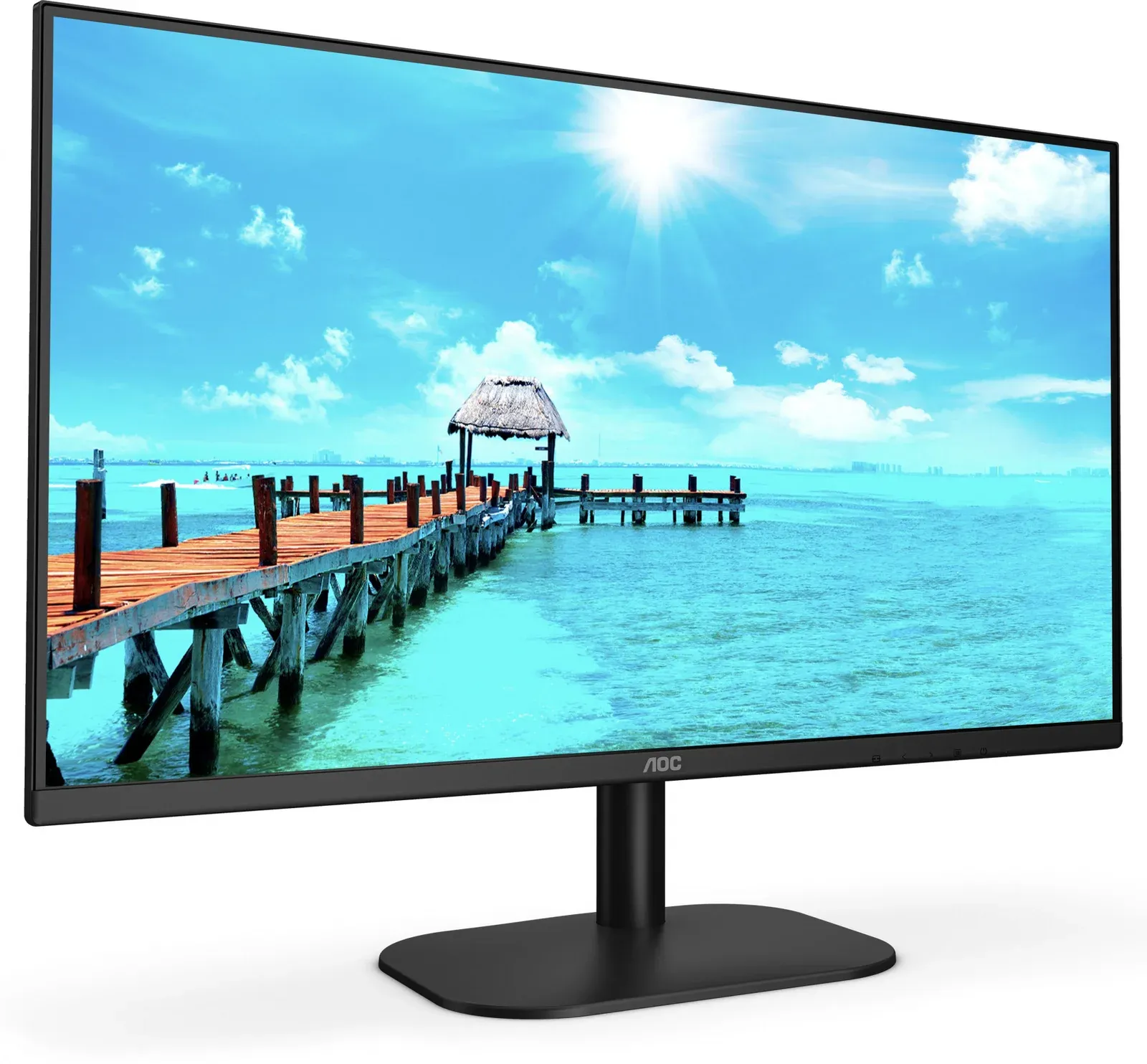 Монитор AOC 27 Value Line 27B2QAM черный VA LED 16:9 HDMI M/M матовая 250cd 178гр/178гр 1920x1080 75Hz VGA DP FHD 3.7кг - фото 2
