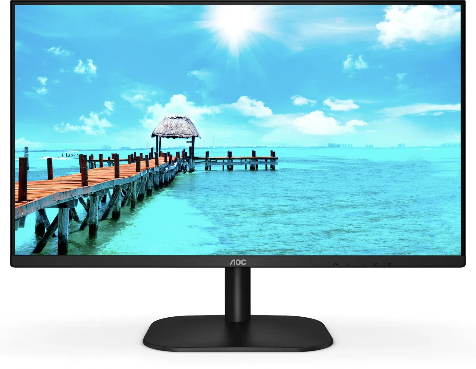 Монитор AOC 27 Value Line 27B2QAM черный VA LED 16:9 HDMI M/M матовая 250cd 178гр/178гр 1920x1080 75Hz VGA DP FHD 3.7кг - фото 4