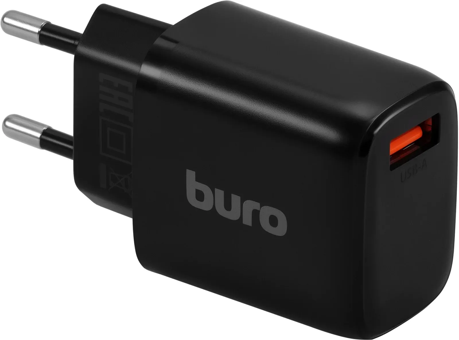 Сетевое зар./устр. Buro BUWG1 18W 3A QC USB-A универсальное черный BUWG18P100BK - фото 4
