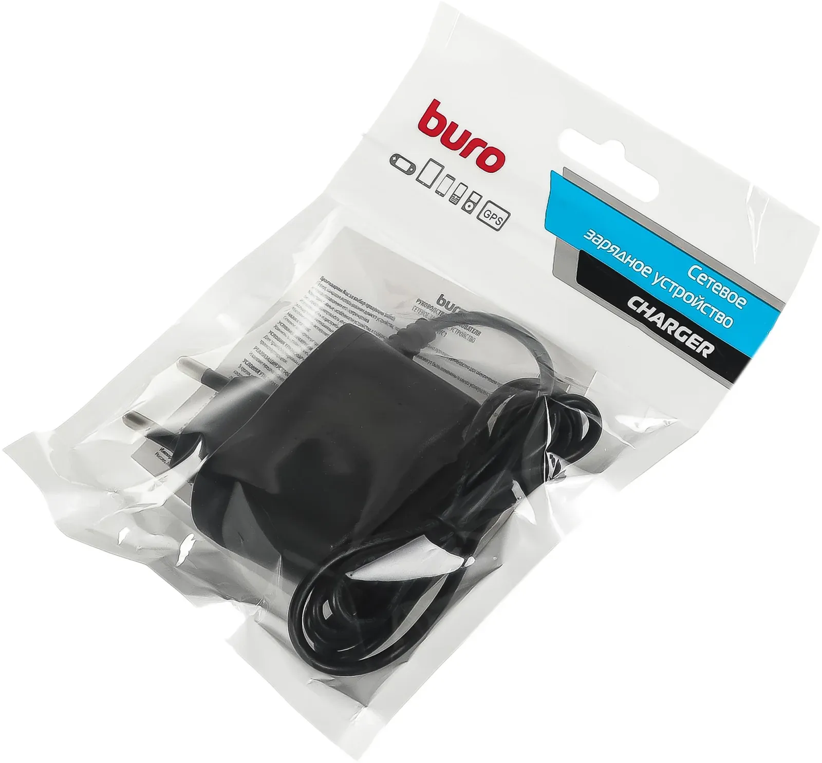 Сетевое зар./устр. Buro BUWC1 10W 2A универсальное черный BUWC10S00CBK - фото 6