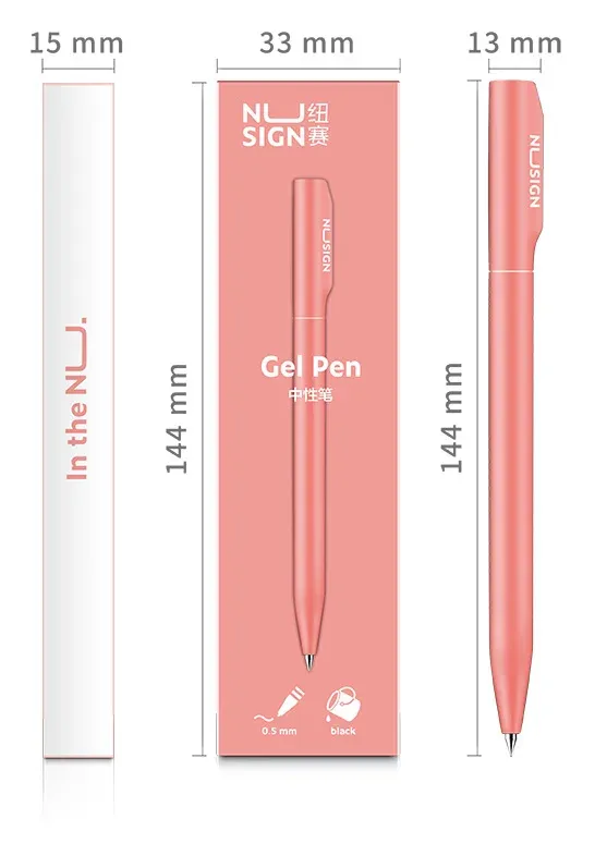 Гелевые ручки DELI NS552pink - фото 4