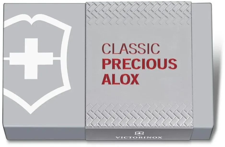 Ножи перочинные VICTORINOX Classic Precious Alox красный - фото 4