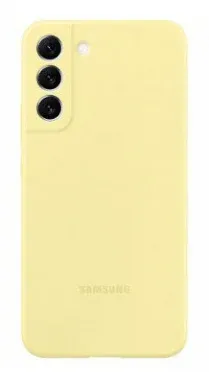 Чехол клип-кейс Samsung для Samsung Galaxy S22+ Silicone Cover желтый EF-PS906TYEGRU - фото 2