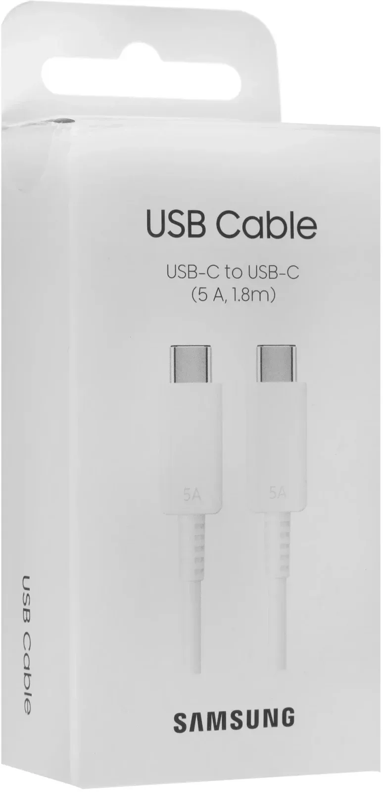 Кабель Samsung EP-DX510JWRGRU USB Type-C m-USB Type-C m 1.8м белый - фото 5