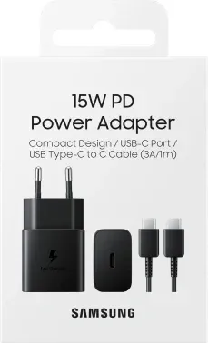 Сетевое зар./устр. Samsung EP-T1510X 15W 2A+1.67A PD USB Type-C для Samsung черный EP-T1510XBEGRU - фото 7