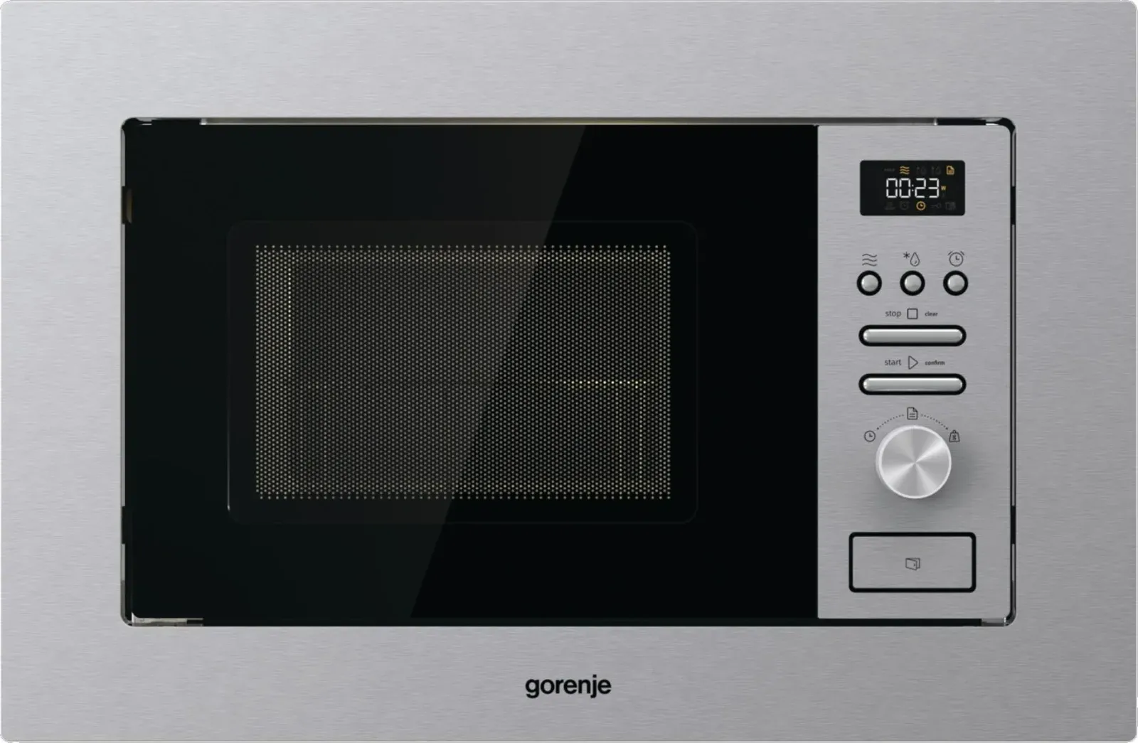 Микроволновая печь Gorenje BM201AG1X 20л. 800Вт нержавеющая сталь встраиваемая, 20 л - фото 2