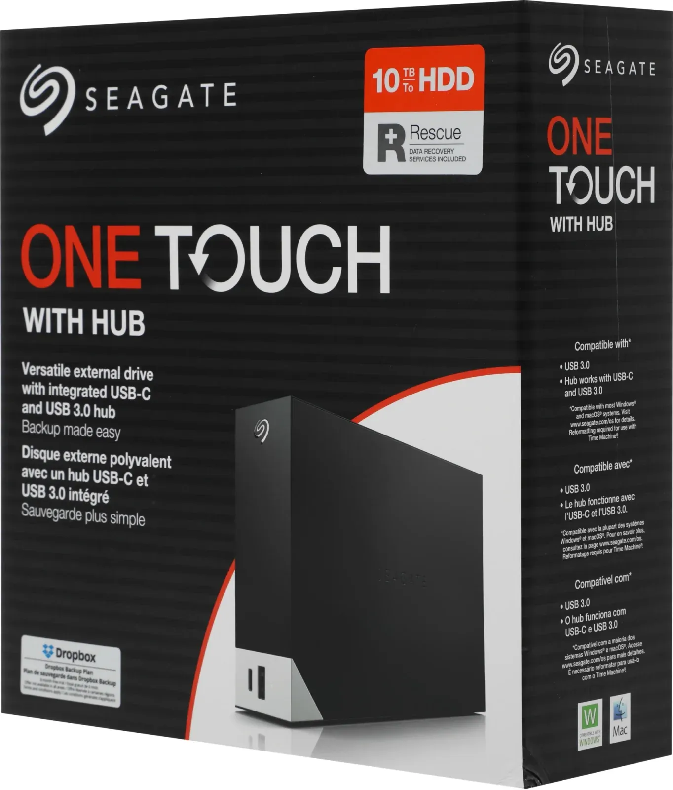 USB SEAGATE STLC10000400 черный - фото 2