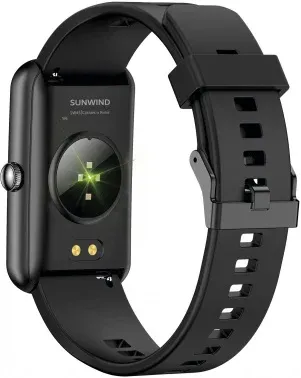 Смарт-часы SunWind SW45 1.47 TFT корп.черный рем.черный SW45B - фото 4