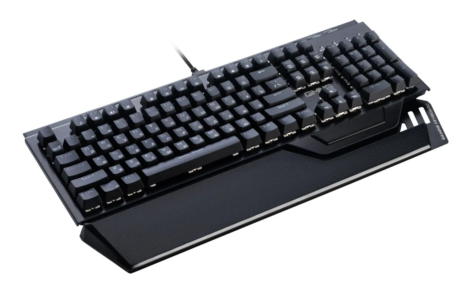 Клавиатура GMNG 985GK механическая черный USB Multimedia for gamer LED подставка для запястий 1677413 кабель 1.8м - фото 5