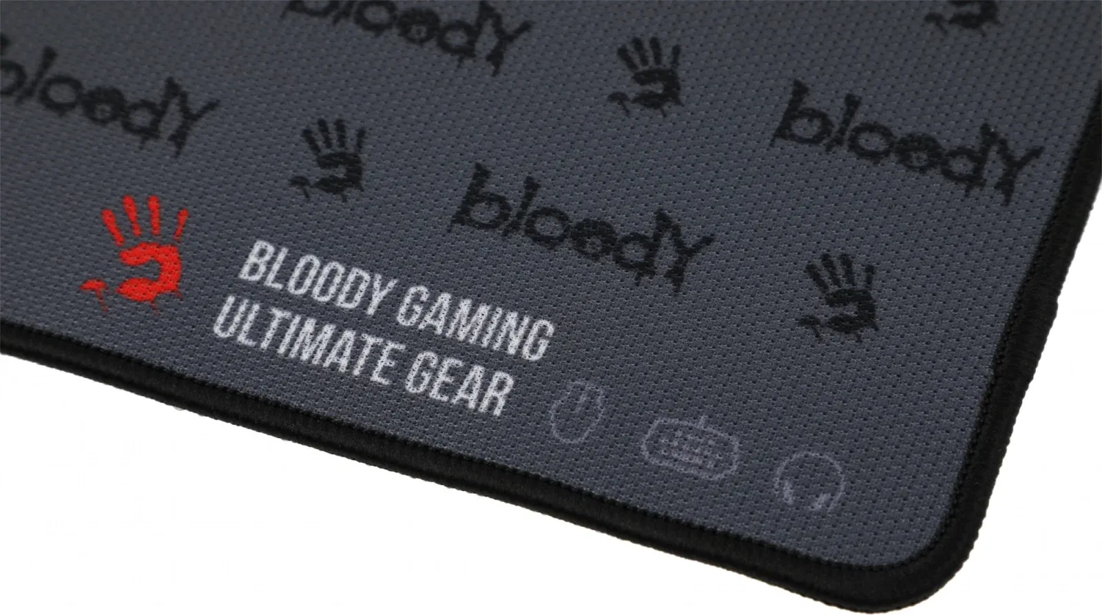 Коврик для мыши A4Tech Bloody BP-30M Средний черный 350x280x3мм - фото 2