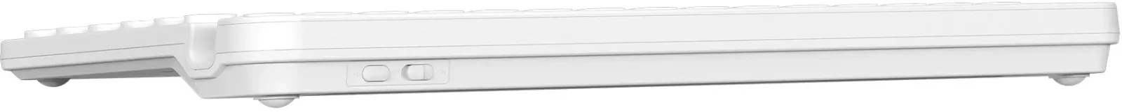 Клавиатура A4Tech FBK30 белый USB беспроводная BT/Radio slim Multimedia FBK30 WHITE - фото 3
