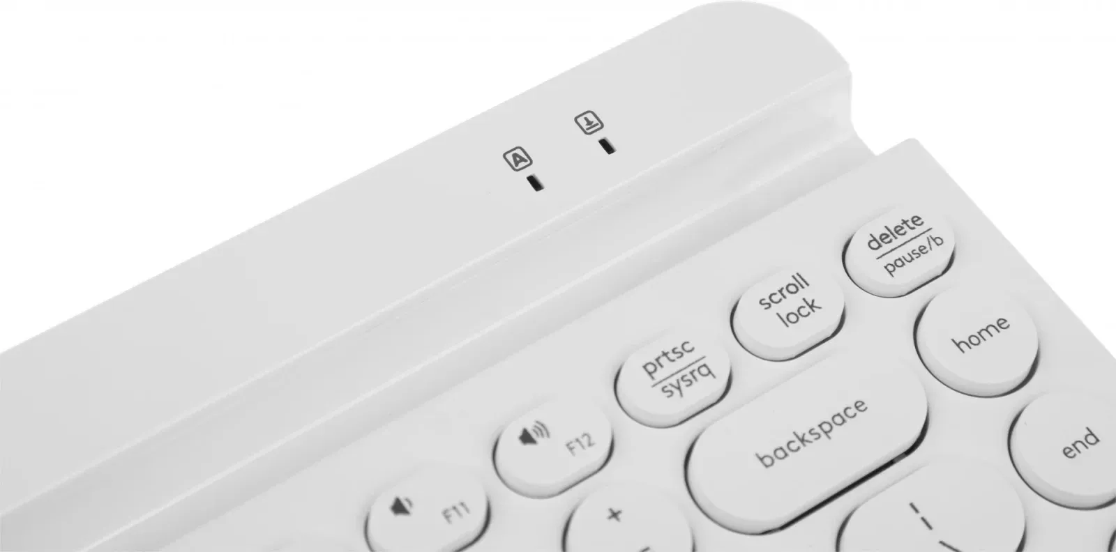 Клавиатура A4Tech FBK30 белый USB беспроводная BT/Radio slim Multimedia FBK30 WHITE - фото 6