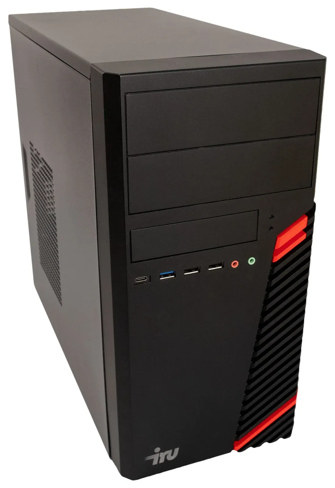 ПК IRU Corp 312 MT PG G6405 4.1 4Gb 4Tb+500Gb UHDG 610 FreeDOS GbitEth 400W черный RUS 1679790 - фото 2