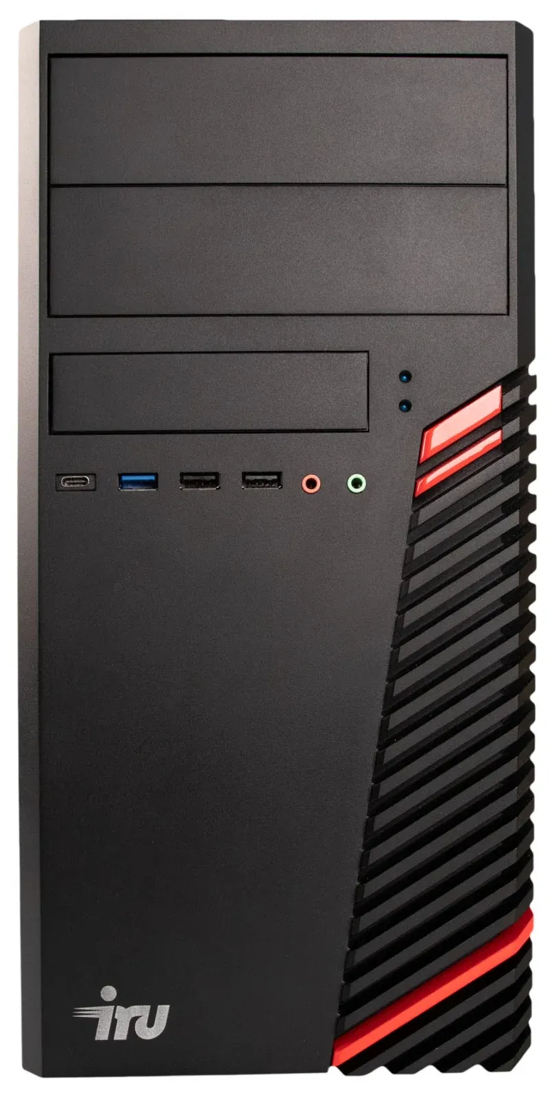ПК IRU Corp 312 MT PG G6405 4.1 4Gb 4Tb+500Gb UHDG 610 FreeDOS GbitEth 400W черный RUS 1679790 - фото 7