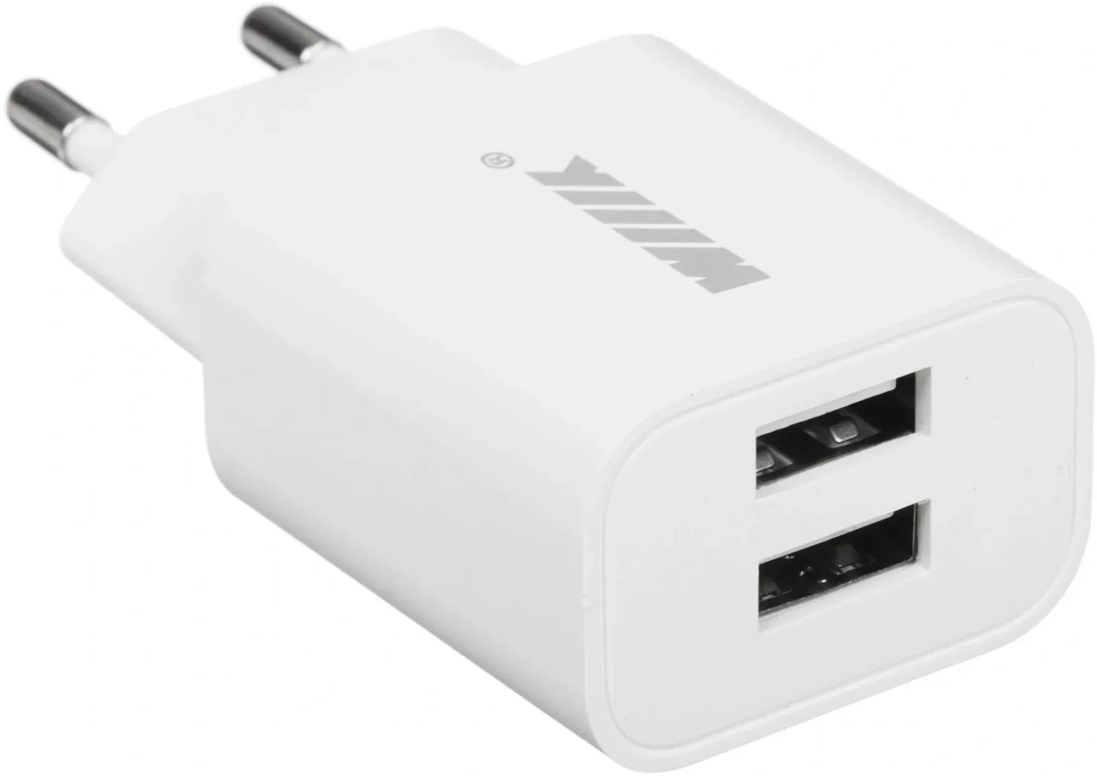 Сетевое зар./устр. Wiiix UNN-1-2-01 12W 2.4A 2xUSB универсальное белый - фото 5