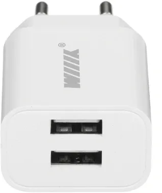 Сетевое зар./устр. Wiiix UNN-1-2-01 12W 2.4A 2xUSB универсальное белый - фото 8