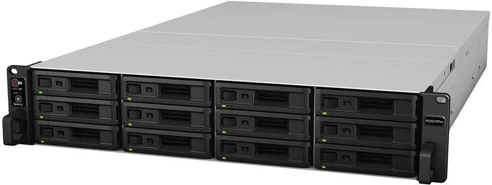 Сетевое хранилище NAS Synology Original RS3621RPXS 12-bay стоечный Xeon D-1531, черный