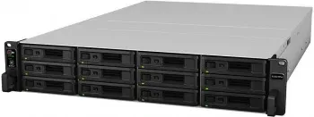 Сетевое хранилище NAS Synology Original RS3621RPXS 12-bay стоечный Xeon D-1531, черный - фото 7