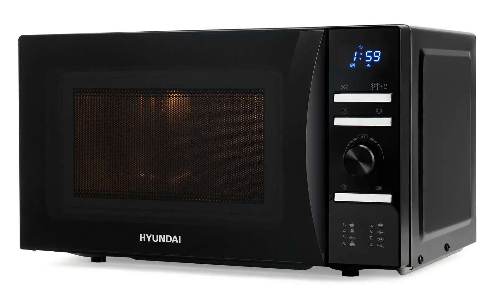 Микроволновая Печь Hyundai HYM-D3031 20л. 700Вт черный, 20 л - фото 2
