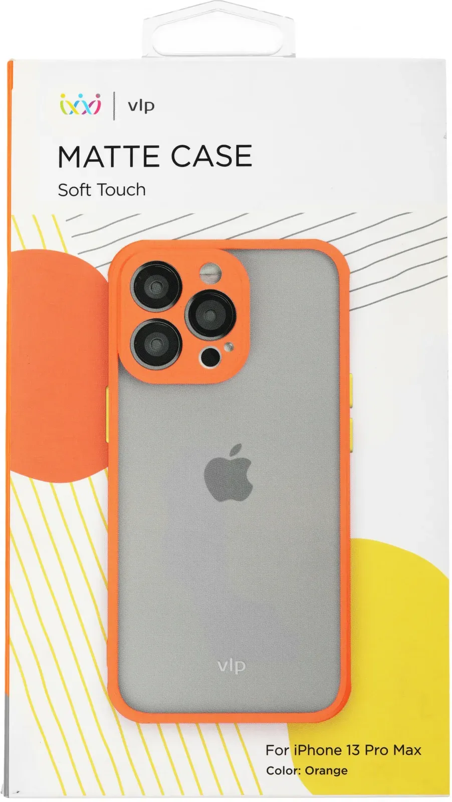Чехол клип-кейс VLP для Apple iPhone 13 Pro Max VLP-PC21-67OR оранжевый