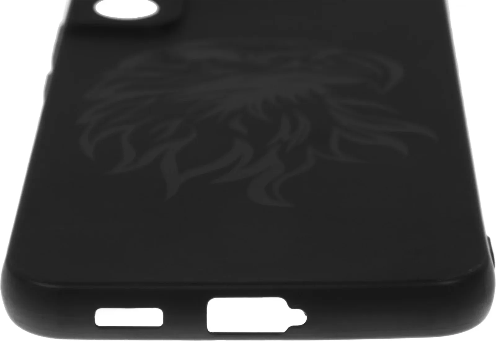 Чехол клип-кейс BoraSCO для Samsung Galaxy S22+ ArtWorks черный/рисунок 51132 - фото 4