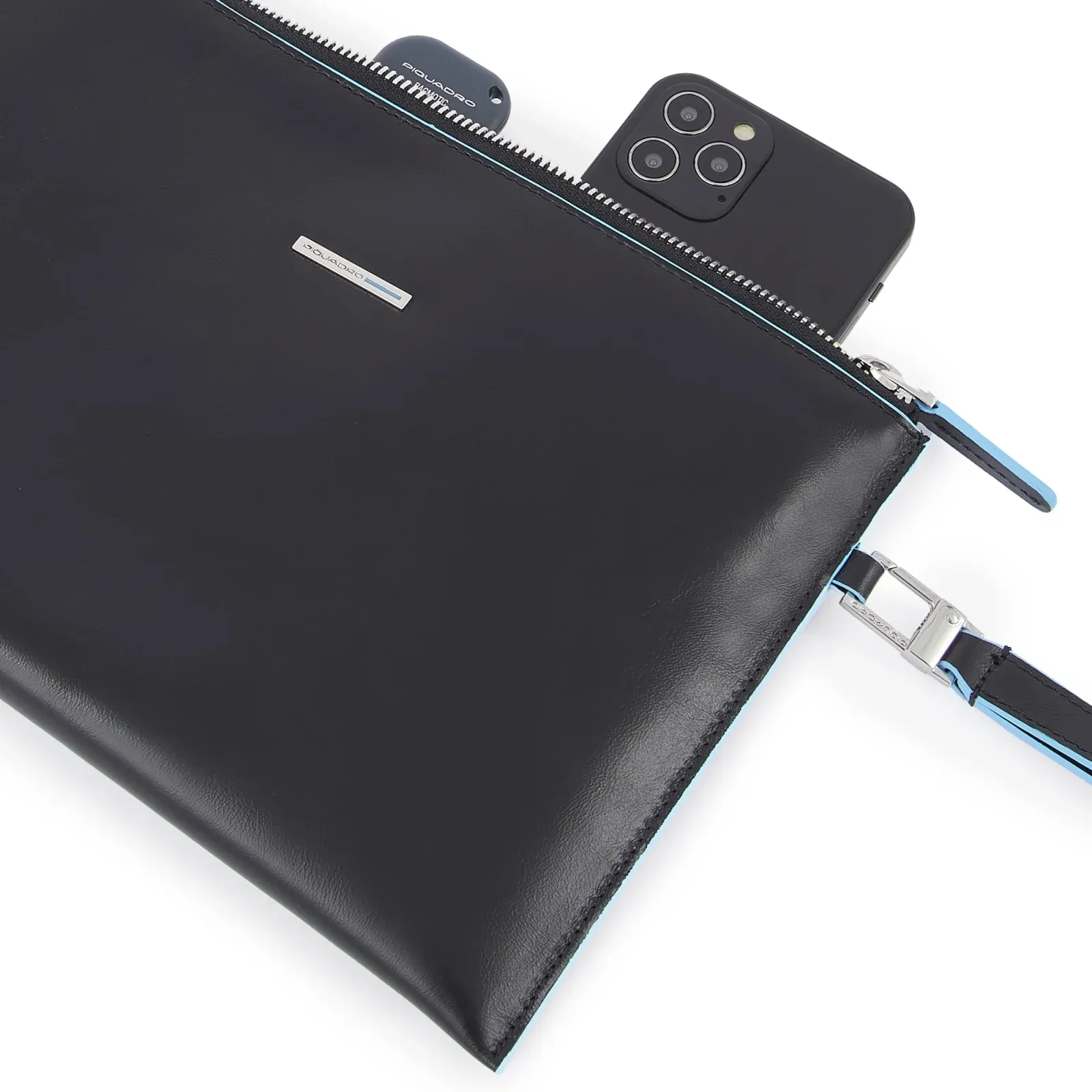 Клатч мужской Piquadro Blue Square AC5099B2/N черный натур.кожа - фото 2