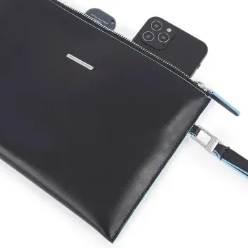 Клатч мужской Piquadro Blue Square AC5099B2/N черный натур.кожа - фото 7