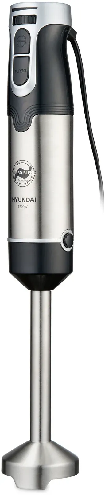 Блендер погружной Hyundai HYB-H3935 1200Вт черный/серебристый - фото 8