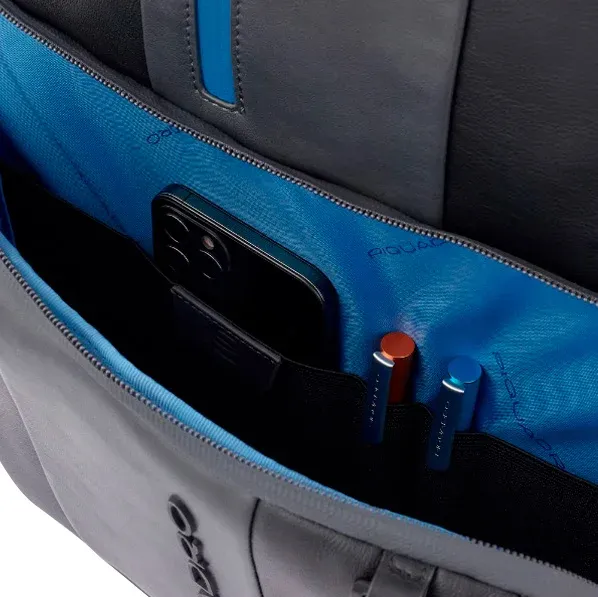 Рюкзак мужской Piquadro Urban CA4532UB00/NGR черный/серый натур.кожа, 29 л - фото 2