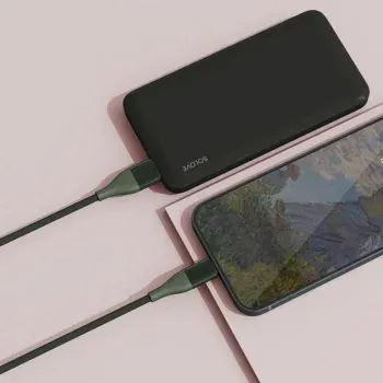 Кабель ZMI DW3 DW3 GREEN RUS USB Type-C m-USB Type-C m 1м зеленый Bulk упак.:1шт - фото 8