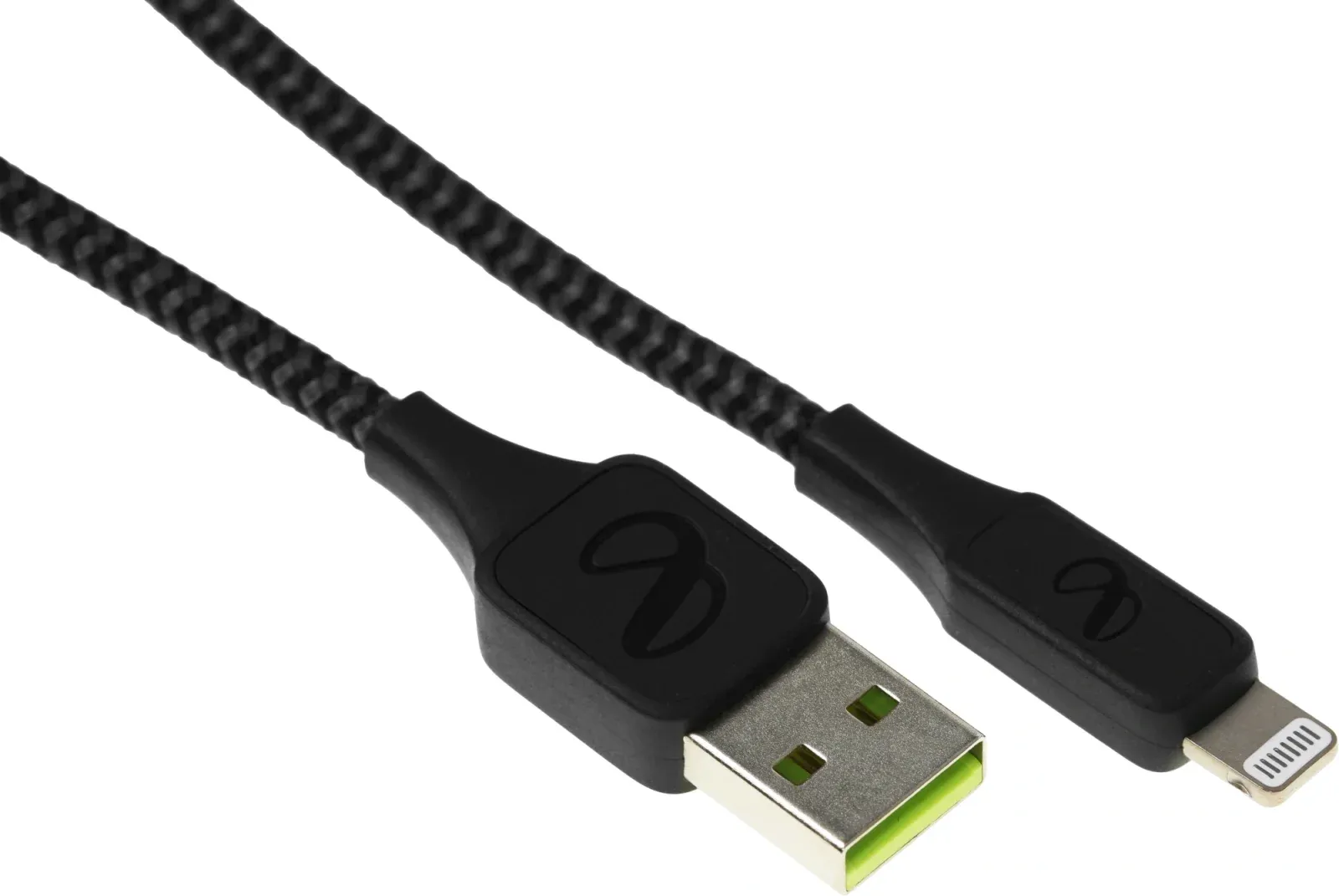 Кабель InfinityLab ILINCATLBLK USB m-Lightning m 1.5м черный коробка упак.:1шт - фото 2