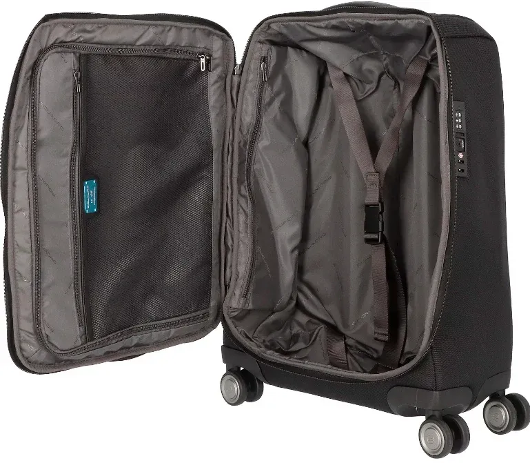 Чемодан Piquadro BRIEF2 BV4343BR2/N 40x55x20см 28.1л. 2.69кг. нейлон/полиэстер черный, 28.1 л