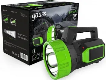 Прожектор Gauss GFL604 черный 3Вт лам.:светодиод. GF604 - фото 8