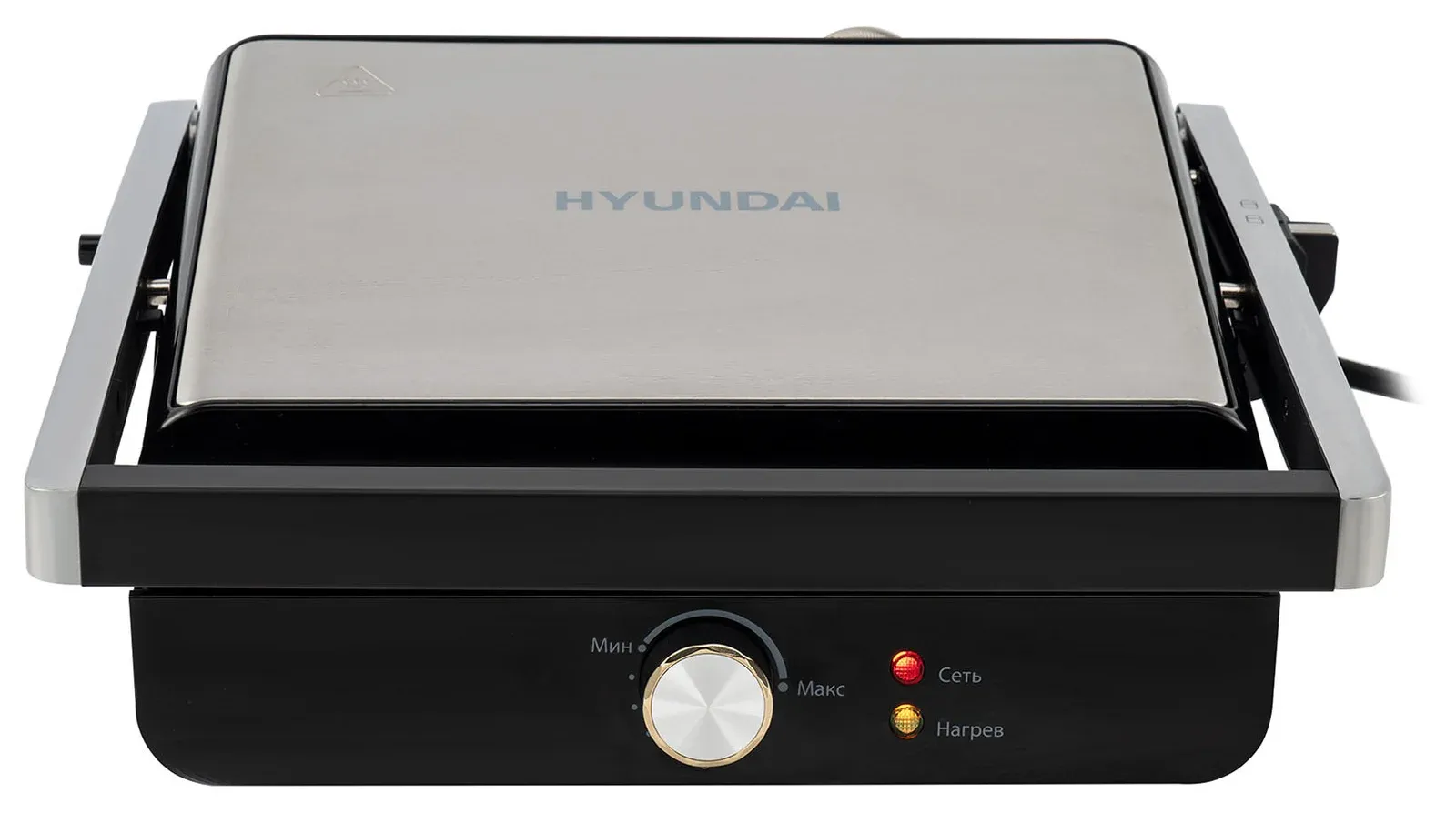 Электрогриль Hyundai HYG-1043 1800Вт черный/черный - фото 3