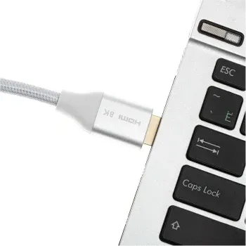 Кабель аудио-видео Cactus CS-HDMI.2.1-5 HDMI m/HDMI m 5м. позолоч.конт. серебристый - фото 8