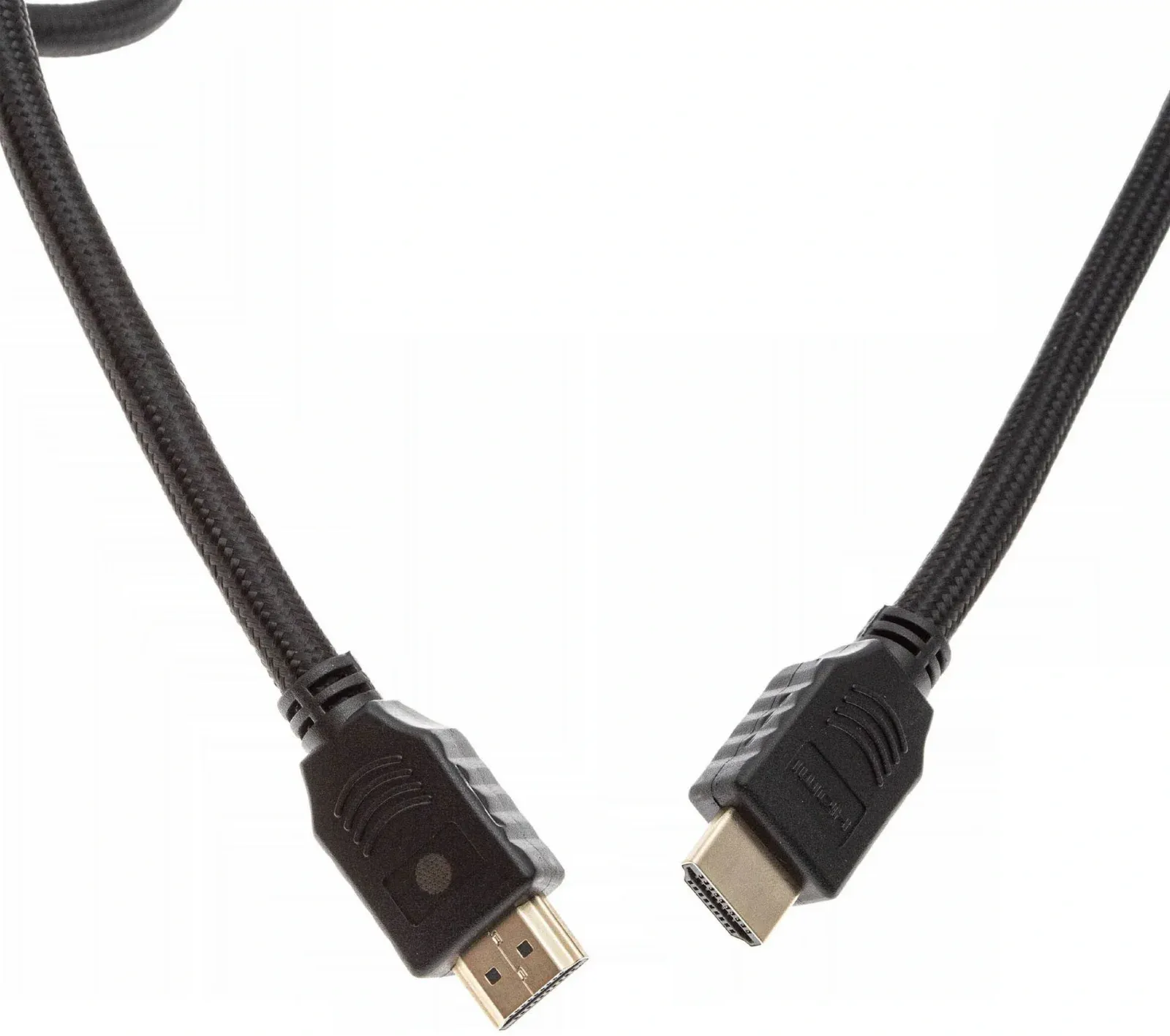 Кабель аудио-видео Cactus CS-HDMI.2-1 HDMI m/HDMI m 1м. позолоч.конт. черный - фото 1