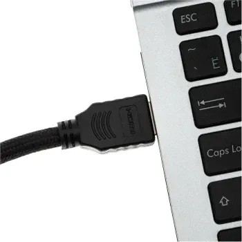 Кабель аудио-видео Cactus CS-HDMI.2-1.5 HDMI m/HDMI m 1.5м. позолоч.конт. черный - фото 8