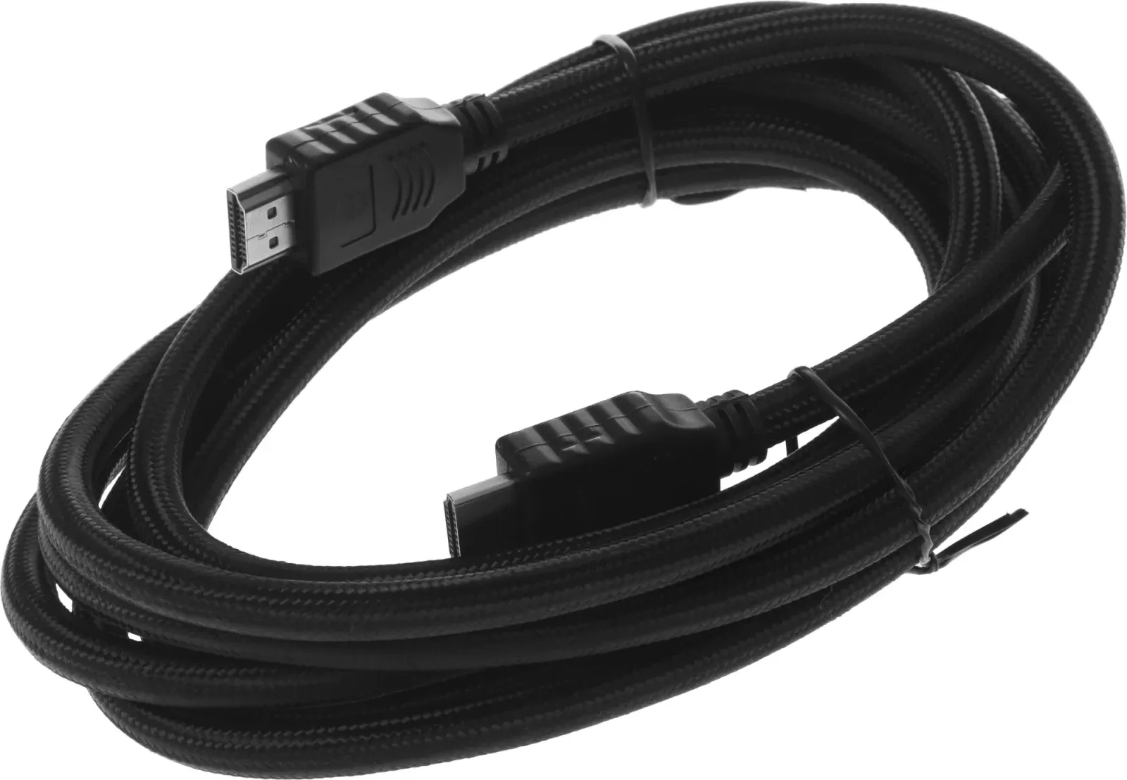 Кабель аудио-видео Cactus CS-HDMI.2-3 HDMI m/HDMI m 3м. позолоч.конт. черный - фото 3