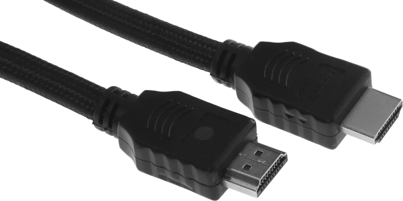 Кабель аудио-видео Cactus CS-HDMI.2-3 HDMI m/HDMI m 3м. позолоч.конт. черный - фото 4