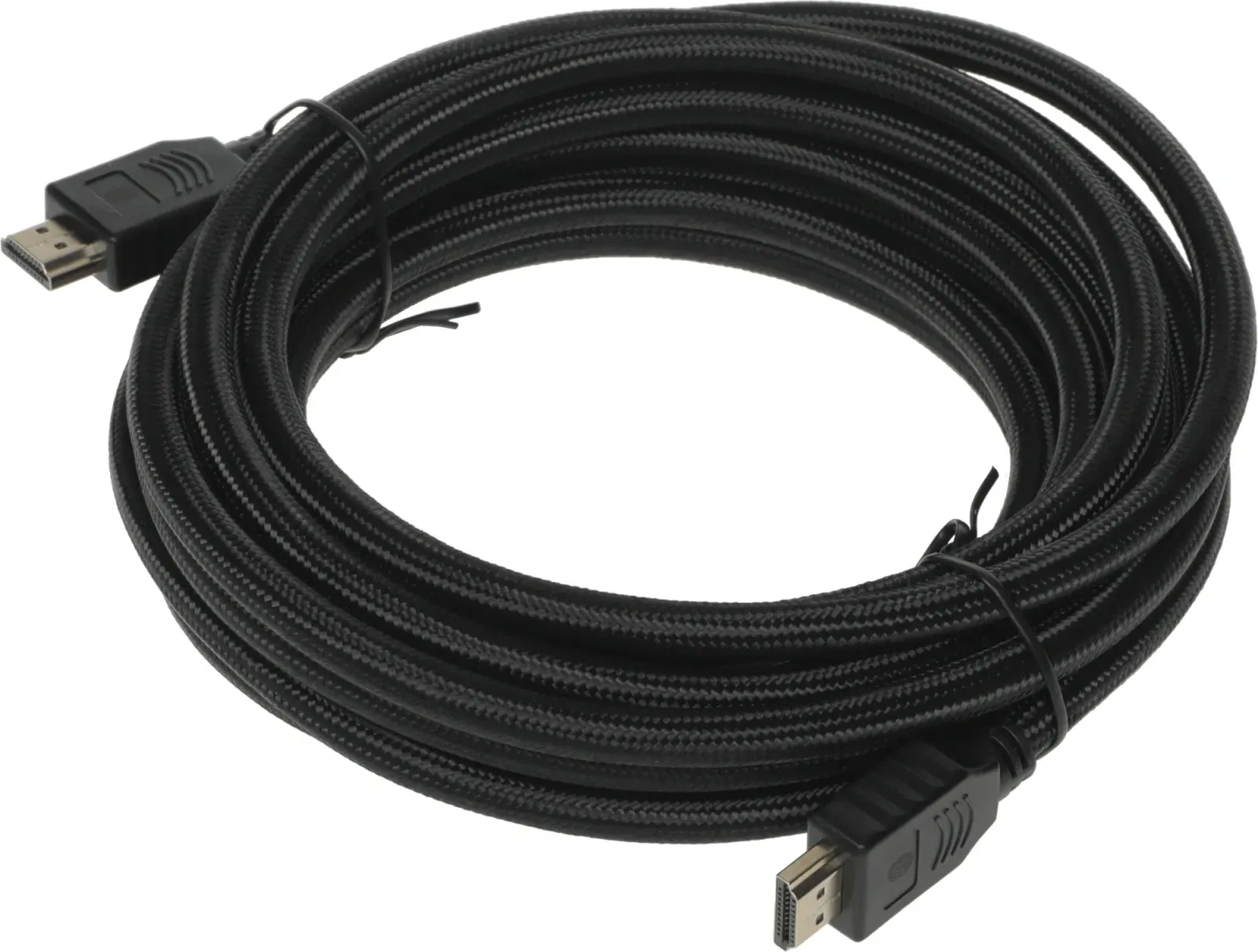 Кабель аудио-видео Cactus CS-HDMI.2-5 HDMI m/HDMI m 5м. позолоч.конт. черный - фото 4