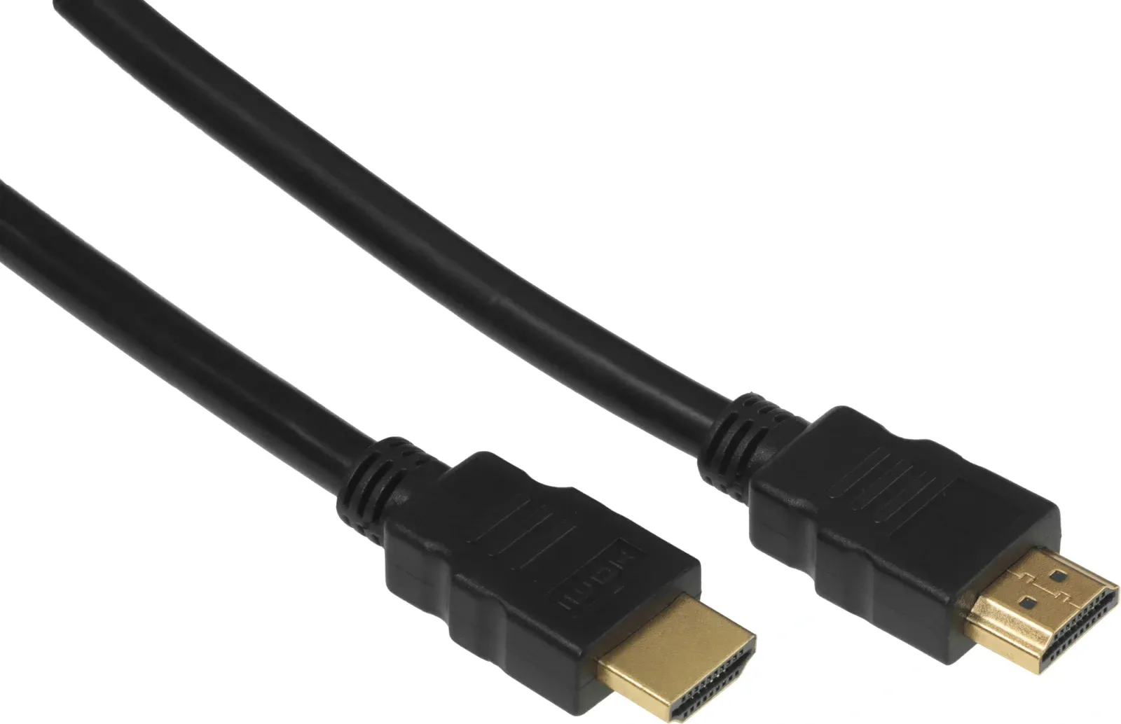 Кабель аудио-видео Cactus CS-HDMI.1.4-2 HDMI m/HDMI m 2м. позолоч.конт. черный - фото 3