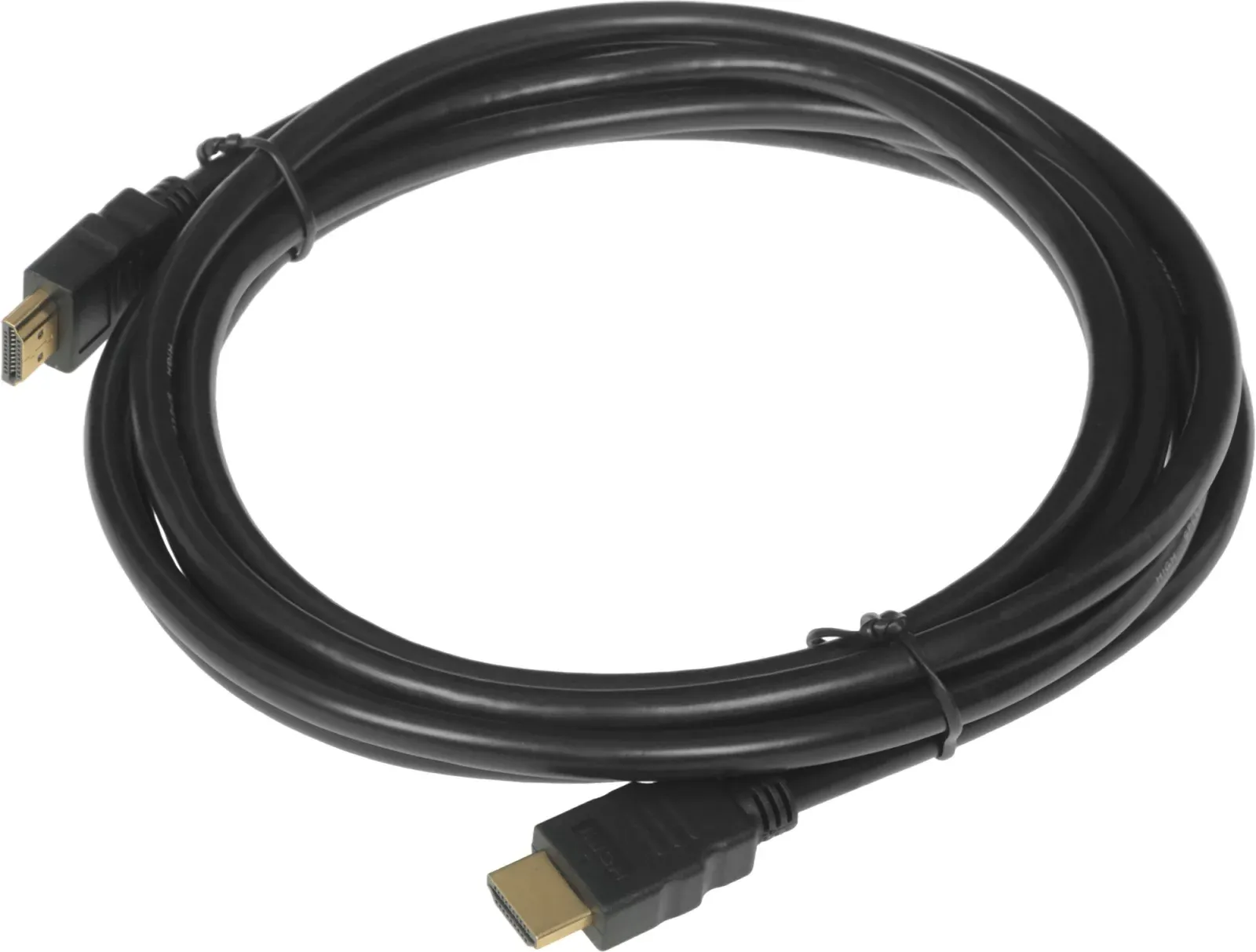 Кабель аудио-видео Cactus CS-HDMI.1.4-3 HDMI m/HDMI m 3м. позолоч.конт. черный - фото 6